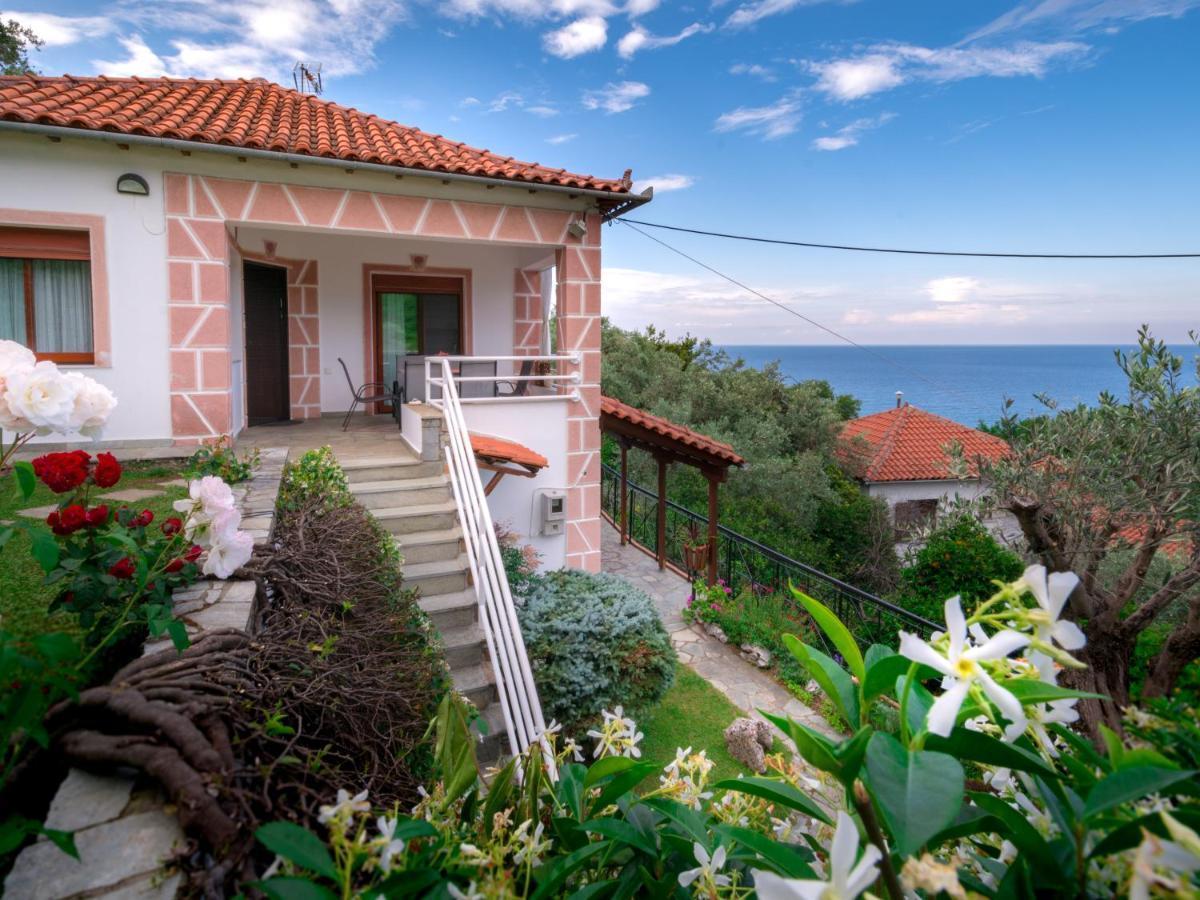 Gardenia Sea View Home Horeftó Kültér fotó
