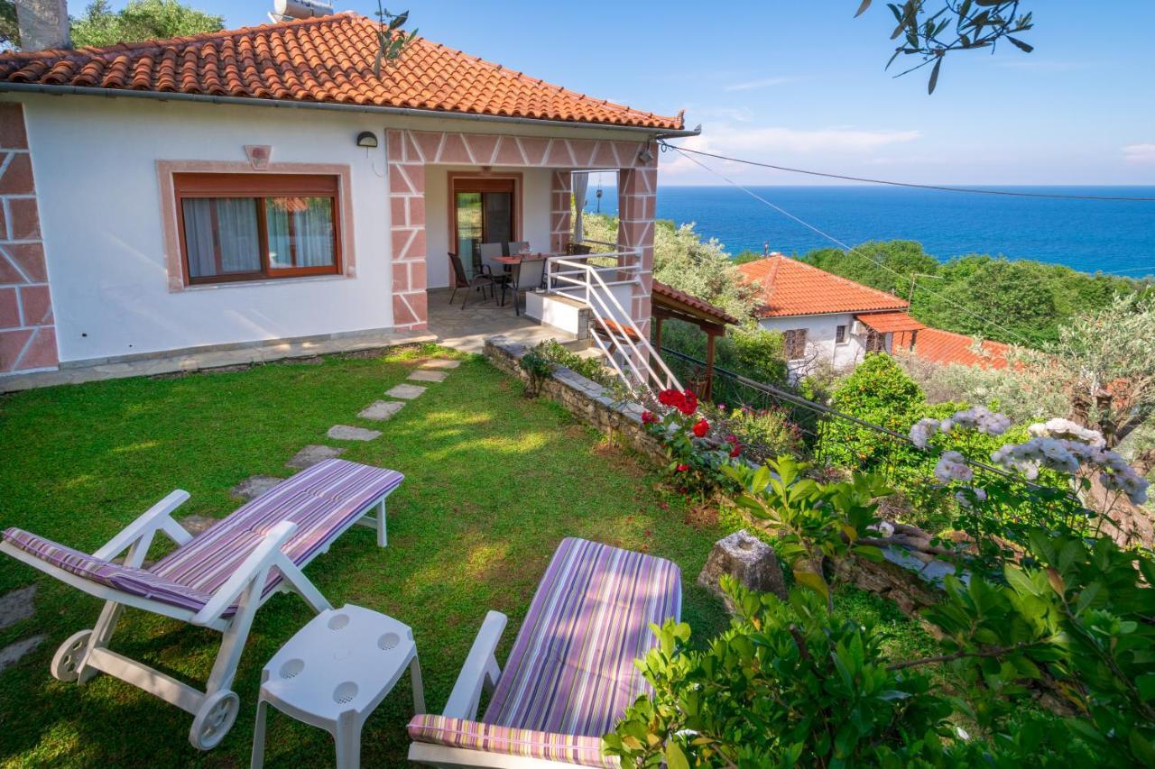 Gardenia Sea View Home Horeftó Kültér fotó