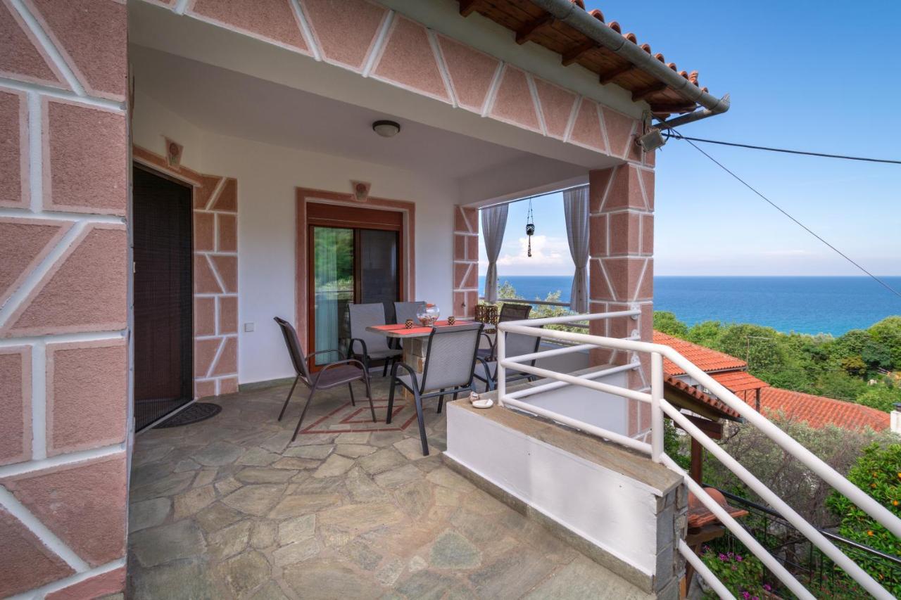 Gardenia Sea View Home Horeftó Kültér fotó